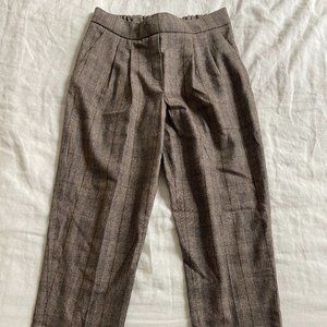 Babaton Conan Wool Plaid Pants Sz0
